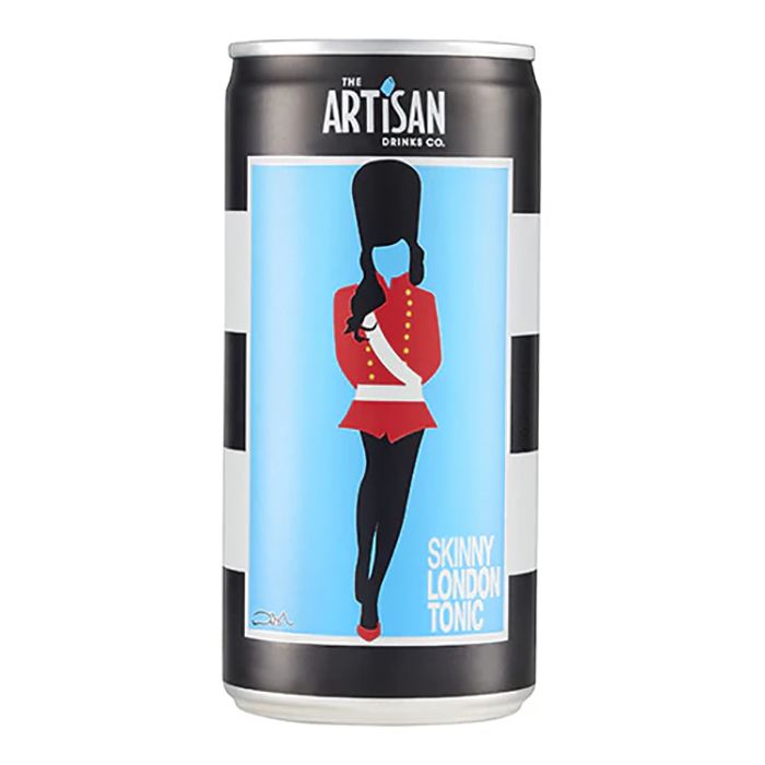 Artisan Drinks - Skinny London Tonic, 6x4 200ml Cans - Pack of 4