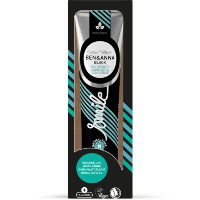 Ben & Anna - Toothpaste (Tube) - Black (with fluoride), 75ml