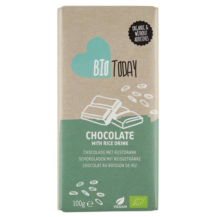 Bio Today - Chocolate with Rice, 100g  Pack of 12