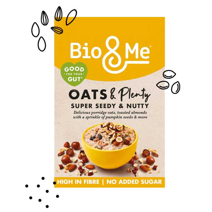 Bio&Me - Gut Loving Porridge Super Seedy & Nutty, 400g - Pack of 5