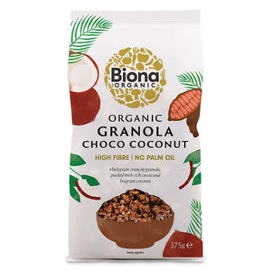 Biona - Organic Choco-Coconut Granola, 375g | Multiple Sizes