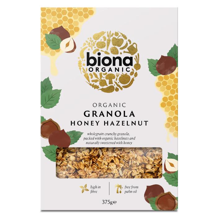 Biona - Organic Honey Hazelnut Granola, 375g - Pack of 1