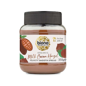 Biona - Organic Milk Cocoa Hazel Spread, 350g | Multiple Sizes