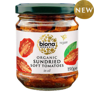 Biona - Organic Sundried Soft Tomatoes in Oil, 190g