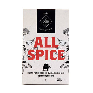 Bohns - All Spice Dry Spice Rub, 60g | Pack of 6