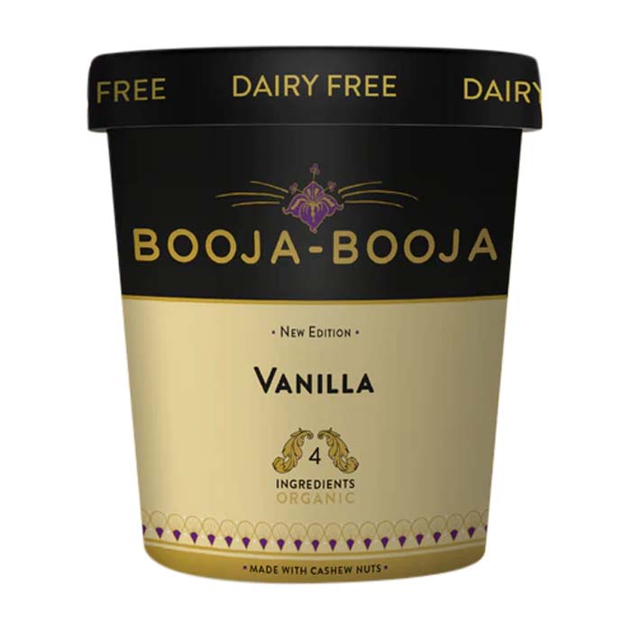 Booja Booja - Booja Booja Vanilla Dairy Free Ice Cream, 465ml