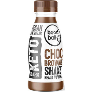 Boostball - Chocolate Brownie Shake, 310ml | Multiple Pack Sizes