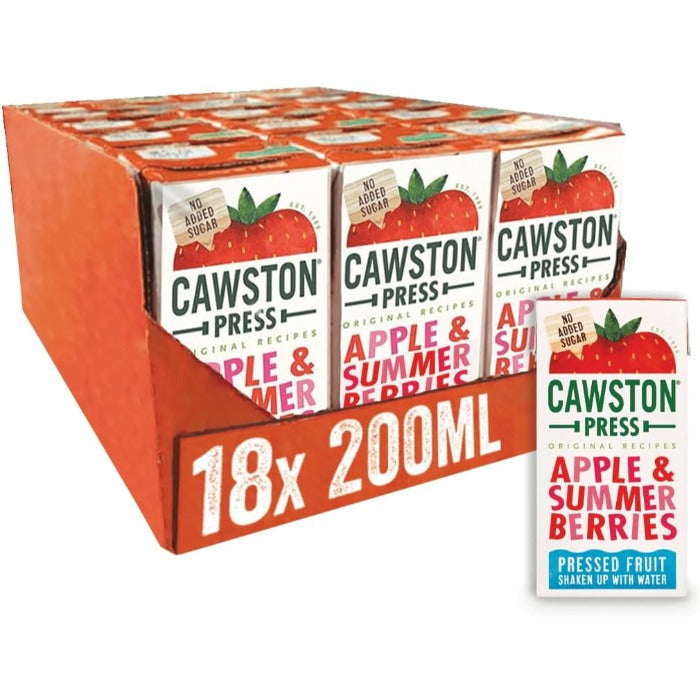 Cawston Press - Cawston Kids Summer Berries Carton, 200ml  Pack of 18