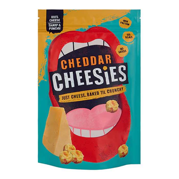 Cheesies - Cheddar Crunchy Cheese Crunchy Popped Cheese, 60g - Pack of 9