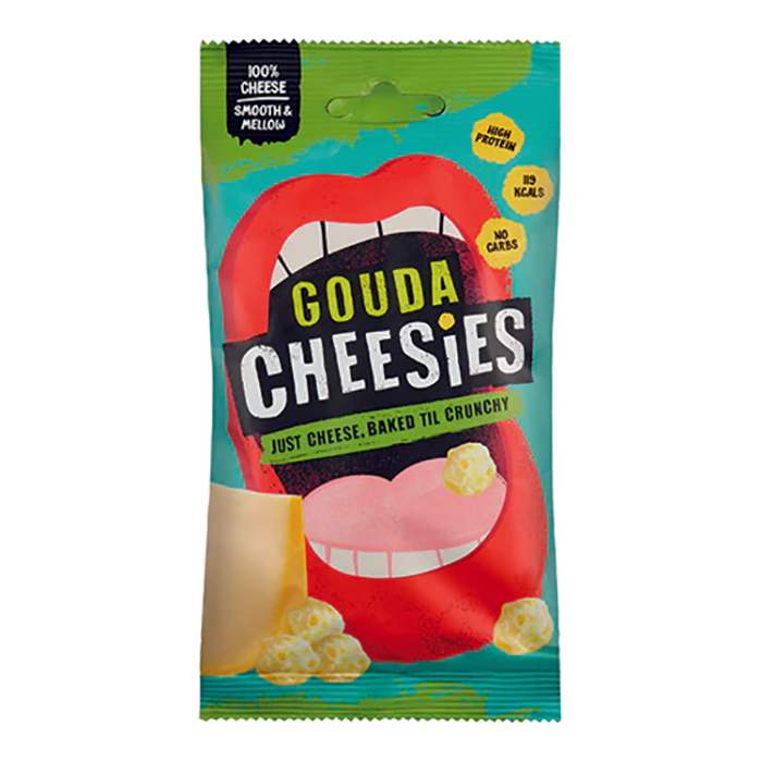 Cheesies - Gouda Cheese Crunchy Popped Cheese, 20g - Pack of 12
