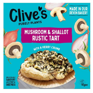 Clive's - Mushroom & Shallot Tart, 380g | Pack of 4