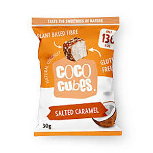 Coco Cubes - Salted Caramel, 30g | Pack of 12