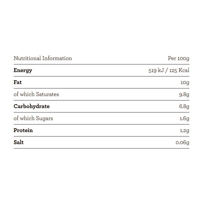 Coconut Collaborative - Natural Coconut Yoghurt, 1kg - Back