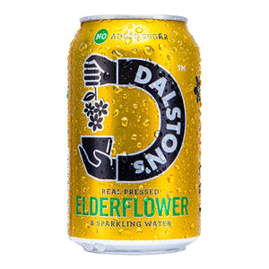 Dalston's - Elderflower Soda Can, 330ml | Multiple Sizes