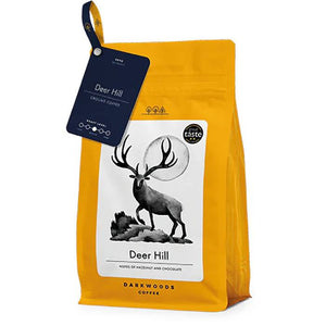 Dark Woods Coffee - Deer Hill Ground Coffee, 250g - Pack of 8