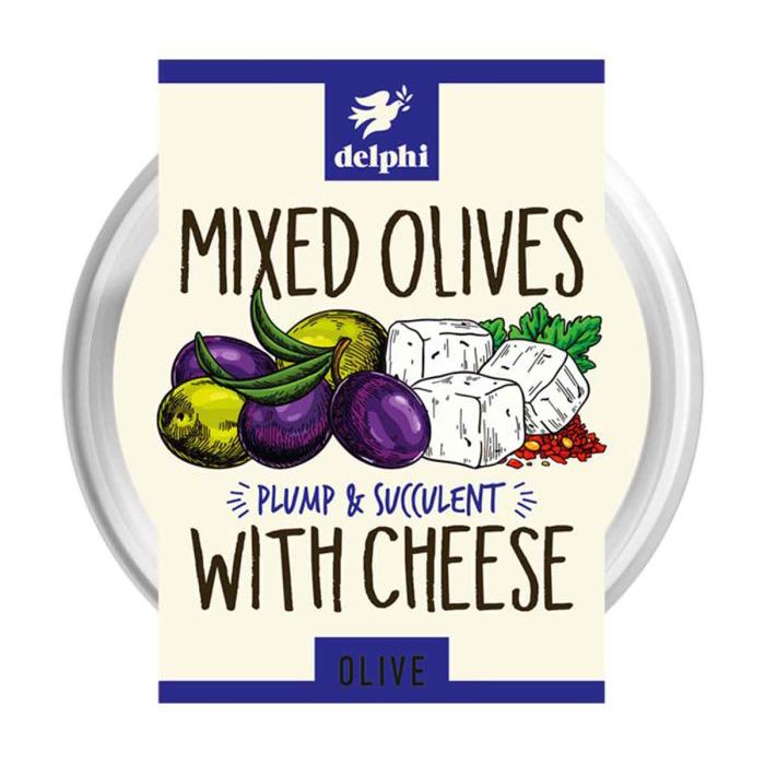 Delphi - Mixed Salad & Olives, 300g