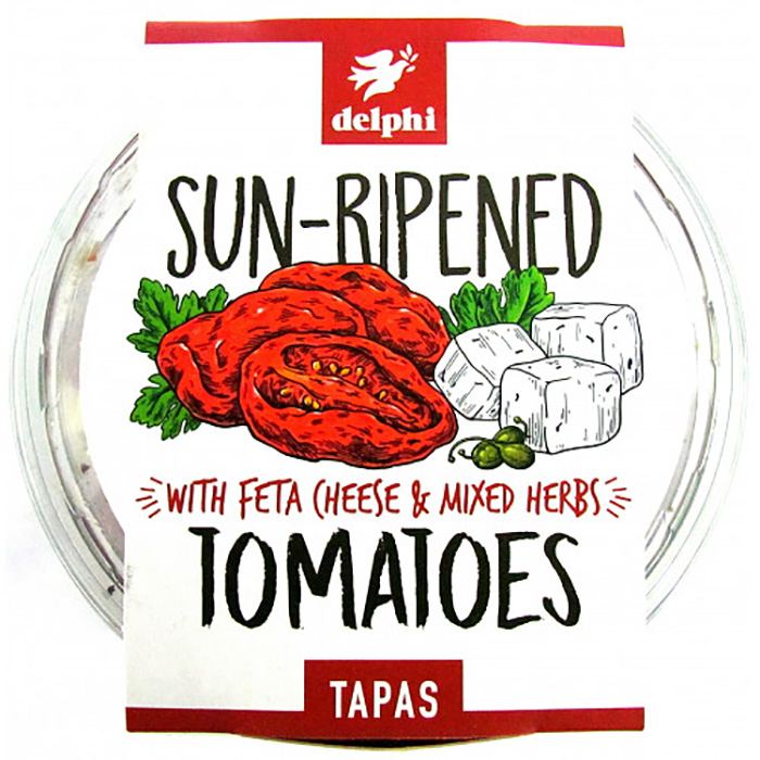 Delphi - Sun Ripened Tomato And Feta Salad 160g drained weight, 160g