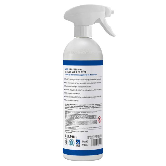 Delphis Eco - Limescale Remover, 700ml - Back