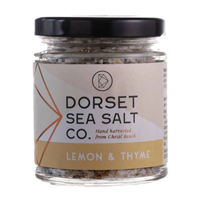 Dorset Sea Salt - Lemon & Thyme Jar, 100g - Pack of 6