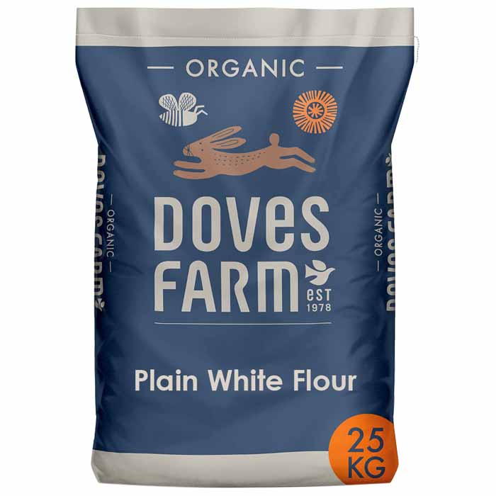 Doves Farm - Plain White Flour Organic, 25kg