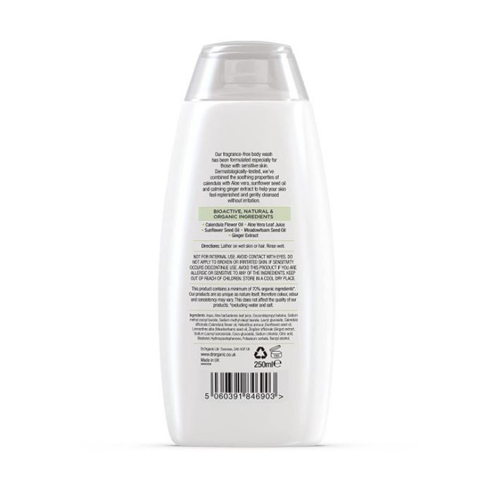 Dr.Organic - Body Washes Calendula, 250ml - back