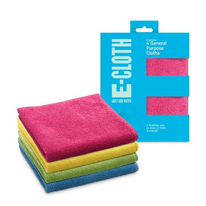 E-Cloth - 4 General Purpose Cloths, 4 Pack | Pack of 4