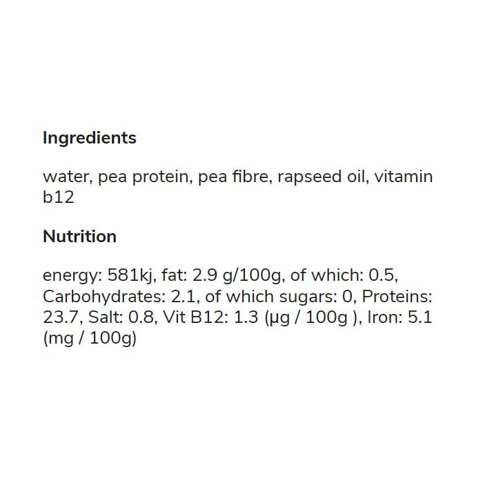 EatPlanted. - Original Chicken Pieces, 400g - Back