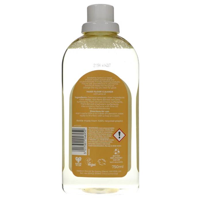 Ecoleaf - EcoLeaf Hard Floor Cleaner, 750ml - back