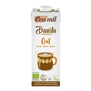 Ecomil - Organic Barista Oat Drink No Added Sugar, 1L