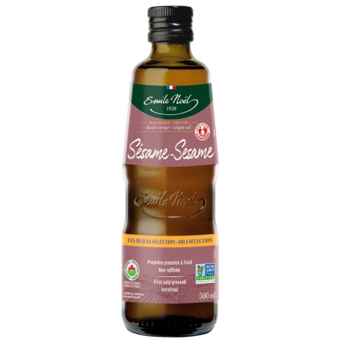 Emile Noel - Organic Virgin Sesame Oil, Fairtrade, 500ml