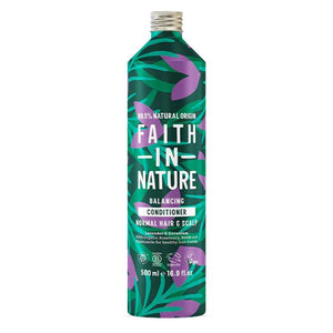 Faith In Nature - Conditioner in Aluminium Bottle, 500ml | Multiple Scents