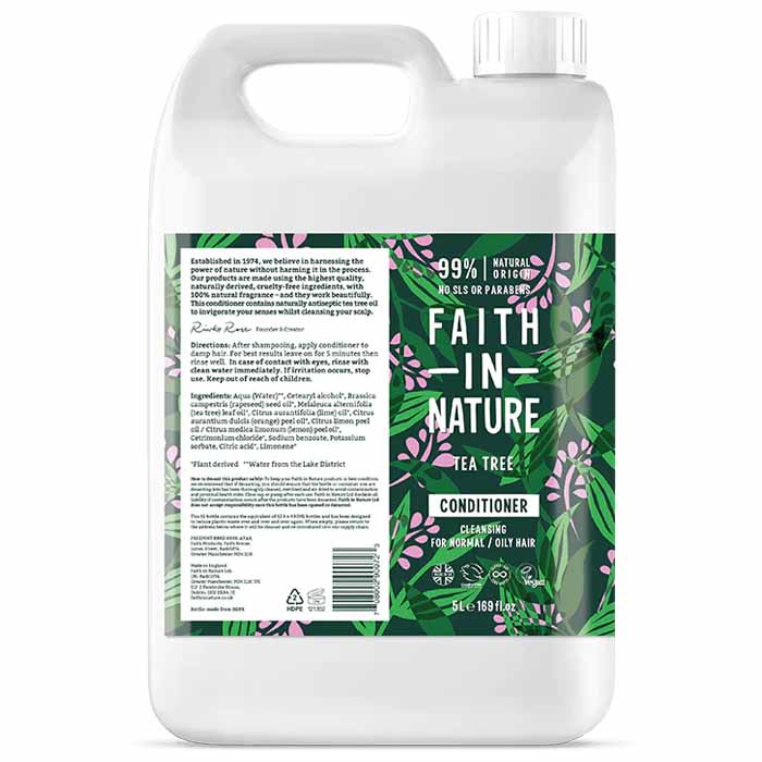 Faith In Nature - Tea Tree Conditioner, 5L