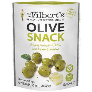 Mr. Filbert's - Lemon & Oregano Olives, 50g | Pack of 12