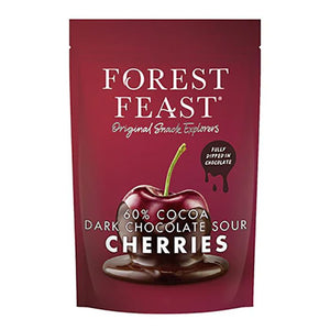 Forest Feast - Belgian Dark Chocolate Sour Cherries, 120g | Pack of 6