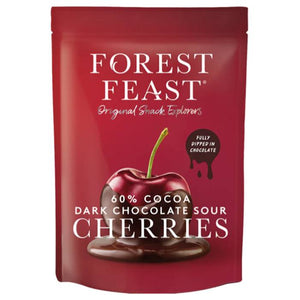 Forest Feast - Dark Chocolate Sour Cherries Impulse, 40g - Pack of 8