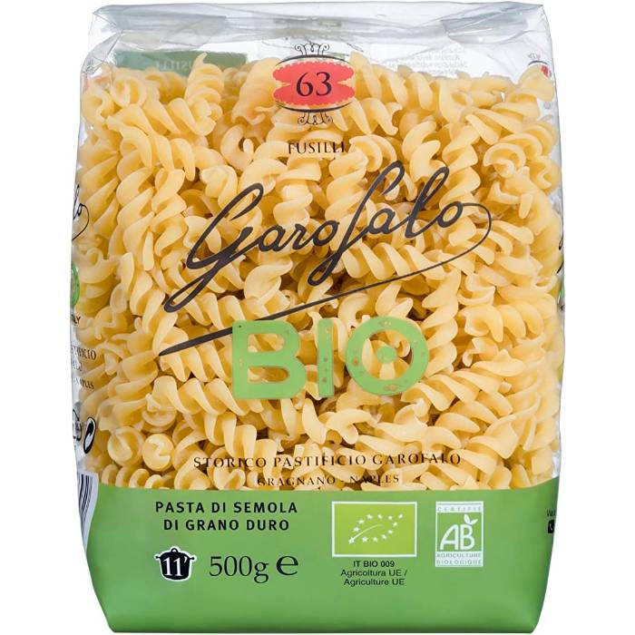 Garofalo - Organic Pasta Fusilli, 500g