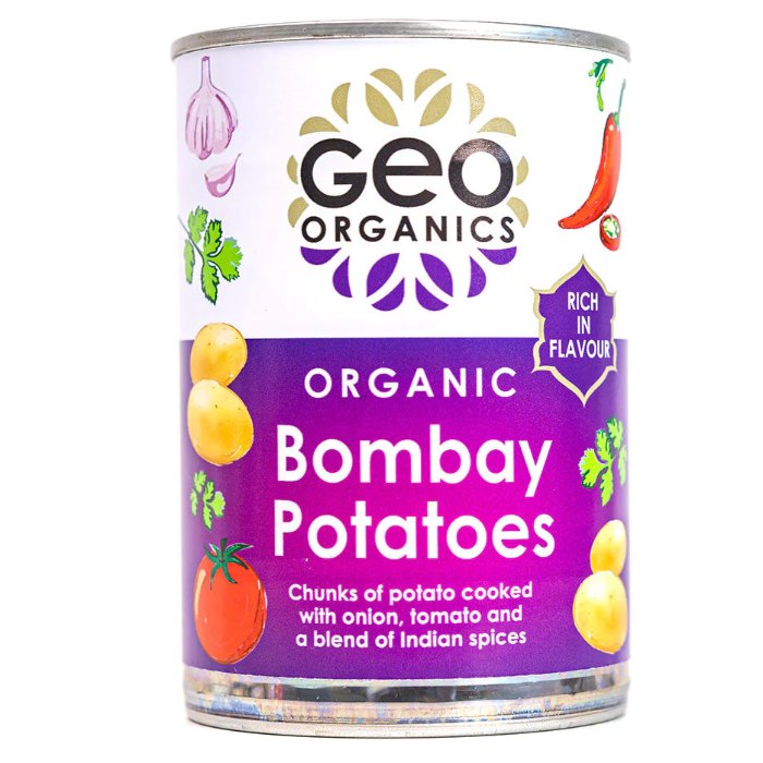 Geo Organics - Geo Organic Bombay Potatoes, 400g  Pack of 6