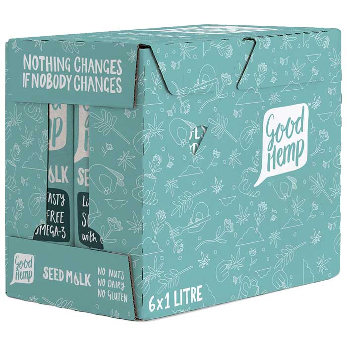 Good Hemp - Creamy Hemp Seed Drink, 1L - Pack of 6