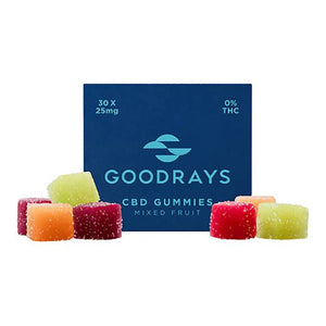 Goodrays - CBD Gummies Mixed, 30 x 25mg - Pack of 12