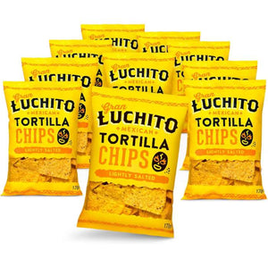 Gran Luchito - Lightly Salted Tortilla Chips, 170g | Pack of 10