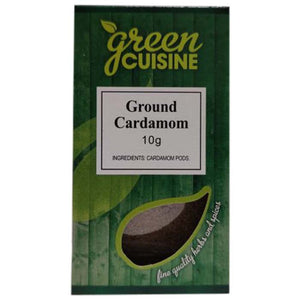 Green Cuisine - Cardomom Ground, 10g | Pack of 6