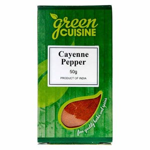 Green Cuisine - Cayenne Pepper, 50g | Pack of 6