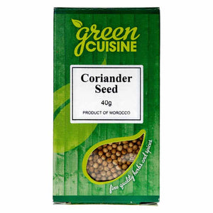 Green Cuisine - Coriander Seed, 40g | Pack of 6