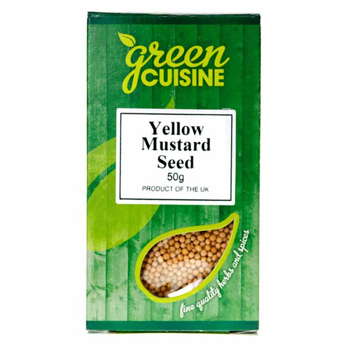 Green Cuisine - Mustard Seed Yellow, 50g  Pack of 6