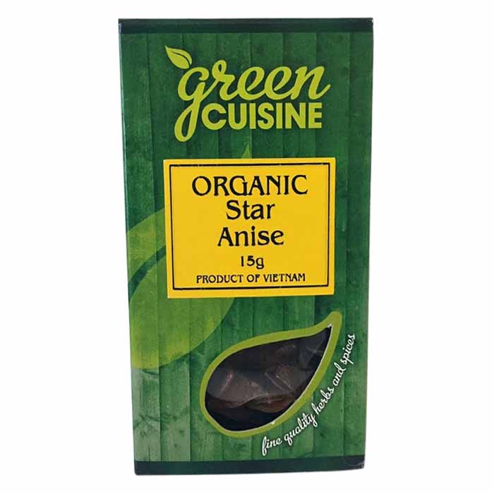 Green Cuisine - Organic Anise Star, 15g  Pack of 6