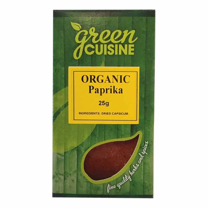 Green Cuisine - Organic Paprika, 25g  Pack of 6