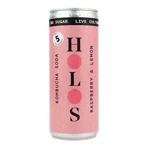 HOLOS - Kombucha Soda, 250ml | Pack of 24 | Multiple Flavours