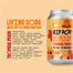 Hip Pop - Tropical Peach Living Soda, 330ml  Pack of 12 - Back