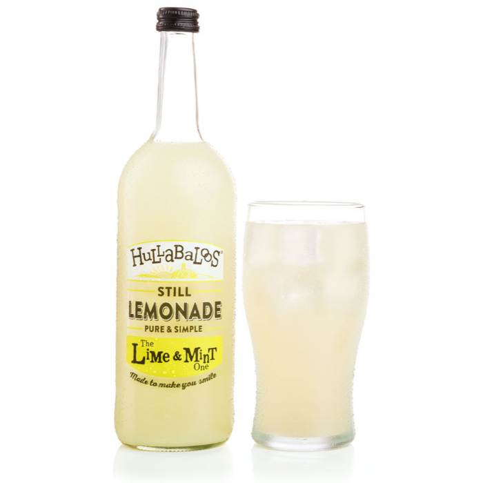 Hullabaloo - Lime and Mint Lemonade, 330ml  Pack of 12