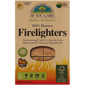 If You Care - If You Care Firelighters Small, 28 Units